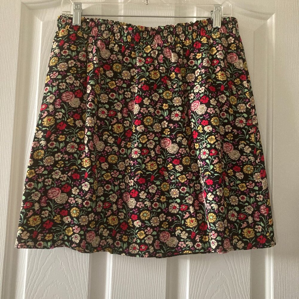 Ann Taylor Loft Floral Mini Skirt Women's Size M